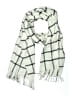 Unbranded Checkered-gingham Gray White Scarf One size - photo 1