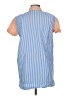 Solid & Striped Color Block Yellow Short Sleeve Button-Down Shirt Size M - photo 2