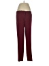 Talbots Color Block Burgundy Track Pants Size 8 - photo 1