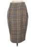 1.State Plaid Brown Formal Skirt Size 00 - photo 1