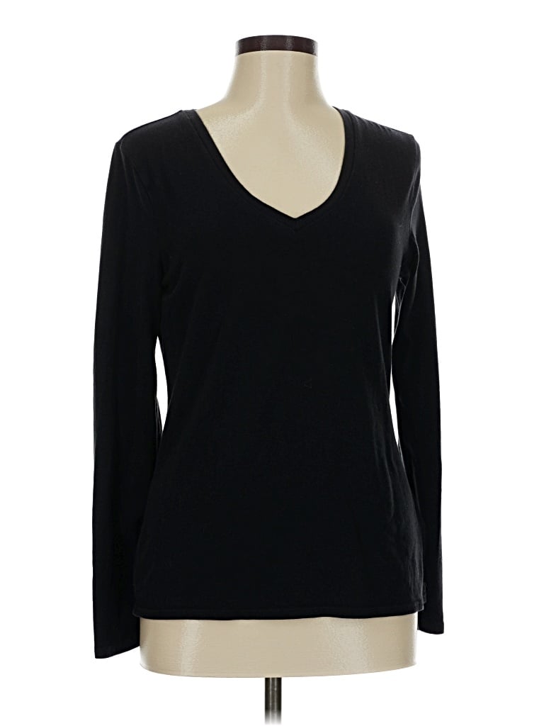 Pre-owned Covington Long Sleeve T-shirt In Black