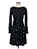 POPSUGAR Polka Dots Black Casual Dress Size S - photo 1