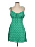 Privacy Please Hearts Green Cocktail Dress Size L - photo 1