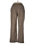 Zoe + Phoebe Chevron-herringbone Brown Casual Pants Size L - photo 1