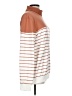 Unbranded Stripes Orange Turtleneck Sweater Size L - photo 4