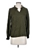 Chenault Green Long Sleeve Blouse Size XS - photo 1