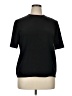 Kasper A.S.L. 100% Polyester Black Short Sleeve Top Size 14 - photo 1