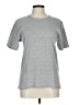 Assorted Brands Solid Silver Gray Short Sleeve T-Shirt Size L - photo 1
