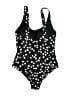 Kona Sol Polka Dots Black Bodysuit Size S - photo 2