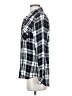 Rails 100% Rayon Plaid Gray Long Sleeve Button-Down Shirt Size XS - photo 5