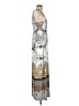 One World 100% Polyester Silver Casual Dress Size S - photo 4