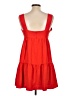 Kourt 100% Polyester Solid Red Casual Dress Size L - photo 2