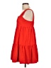 Kourt 100% Polyester Solid Red Casual Dress Size L - photo 5
