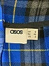 ASOS Plaid Blue Casual Skirt Size 2 - photo 4