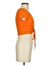 Shein Orange Short Sleeve Top Size 4 - photo 4