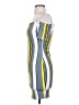 Olive Tree Stripes Color Block Yellow Casual Dress Size S - photo 5
