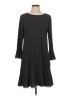MICHAEL Michael Kors Houndstooth Gray Casual Dress Size L - photo 1
