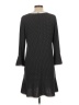 MICHAEL Michael Kors Houndstooth Gray Casual Dress Size L - photo 2
