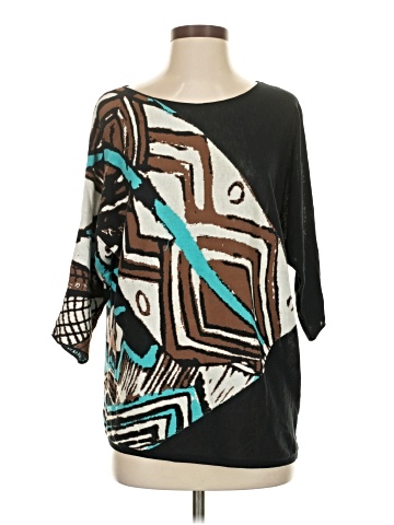 Lafayette 148 New York 3/4 Sleeve Blouse (view 1)
