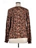 Gap Brown Long Sleeve Blouse Size XL - photo 2