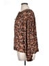 Gap Brown Long Sleeve Blouse Size XL - photo 5