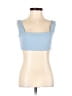 Princess Polly Blue Sleeveless Blouse Size 4 - photo 1