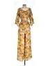 Flying Tomato 100% Polyester Yellow Jumpsuit Size S - photo 2
