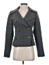 Smythe Chevron-herringbone Gray Wool Blazer Size 2 - photo 1
