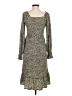 Assorted Brands Animal Print Brown Casual Dress Size S - photo 2