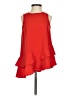 H&M 100% Polyester Red Sleeveless Blouse Size 2 - photo 1