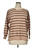 NINEXIS Stripes Tan Pullover Sweater Size 1X - photo 1