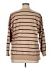 NINEXIS Stripes Tan Pullover Sweater Size 1X - photo 2