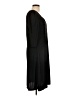 Chadwicks 100% Polyester Solid Black Casual Dress Size 12 - photo 4