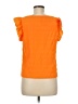 Shein Orange Short Sleeve Top Size 6 - photo 2