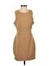 Forever 21 Solid Tan Casual Dress Size S - photo 1