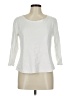 Ruby Rd. Ivory 3/4 Sleeve T-Shirt Size M - photo 1