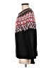 Tribal Jeans Print Black Pullover Sweater Size M - photo 5