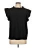 Shein Black Short Sleeve Top Size 12 - photo 1