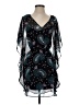 Express 100% Polyester Stars Teal Cocktail Dress Size XS - photo 1