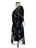 Express 100% Polyester Stars Teal Cocktail Dress Size XS - photo 5