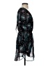 Express 100% Polyester Stars Teal Cocktail Dress Size XS - photo 4
