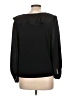 Ann Taylor 100% Polyester Black Long Sleeve Blouse Size L - photo 2