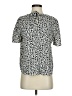 Papermoon 100% Polyester Animal Print Ivory Short Sleeve Blouse Size S - photo 1