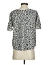 Papermoon 100% Polyester Animal Print Ivory Short Sleeve Blouse Size S - photo 2
