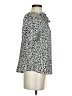Papermoon 100% Polyester Animal Print Ivory Short Sleeve Blouse Size S - photo 4