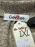 GeeGee Metallic Silver Long Sleeve Blouse Size 1X - photo 7