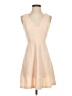 AZ3 inc. 100% Polyester Solid Tan Ivory Cocktail Dress Size 2 - photo 1