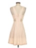 AZ3 inc. 100% Polyester Solid Tan Ivory Cocktail Dress Size 2 - photo 2