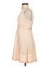 AZ3 inc. 100% Polyester Solid Tan Ivory Cocktail Dress Size 2 - photo 5