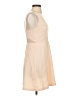 AZ3 inc. 100% Polyester Solid Tan Ivory Cocktail Dress Size 2 - photo 4